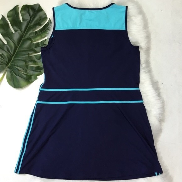 Boden Swim Dress | Active Dress | Coverup Blue Turquoise 16 - Picture 3 of 12